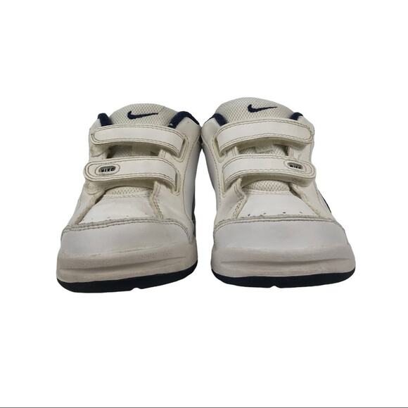 Nike Sneakers White and Blue Kids Size 9C - Picture 4 of 11